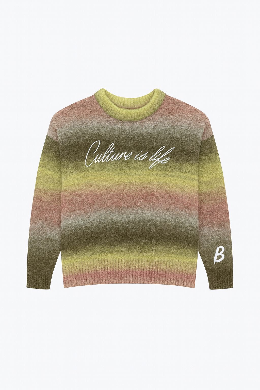 Knit Sweater Olive Mirage