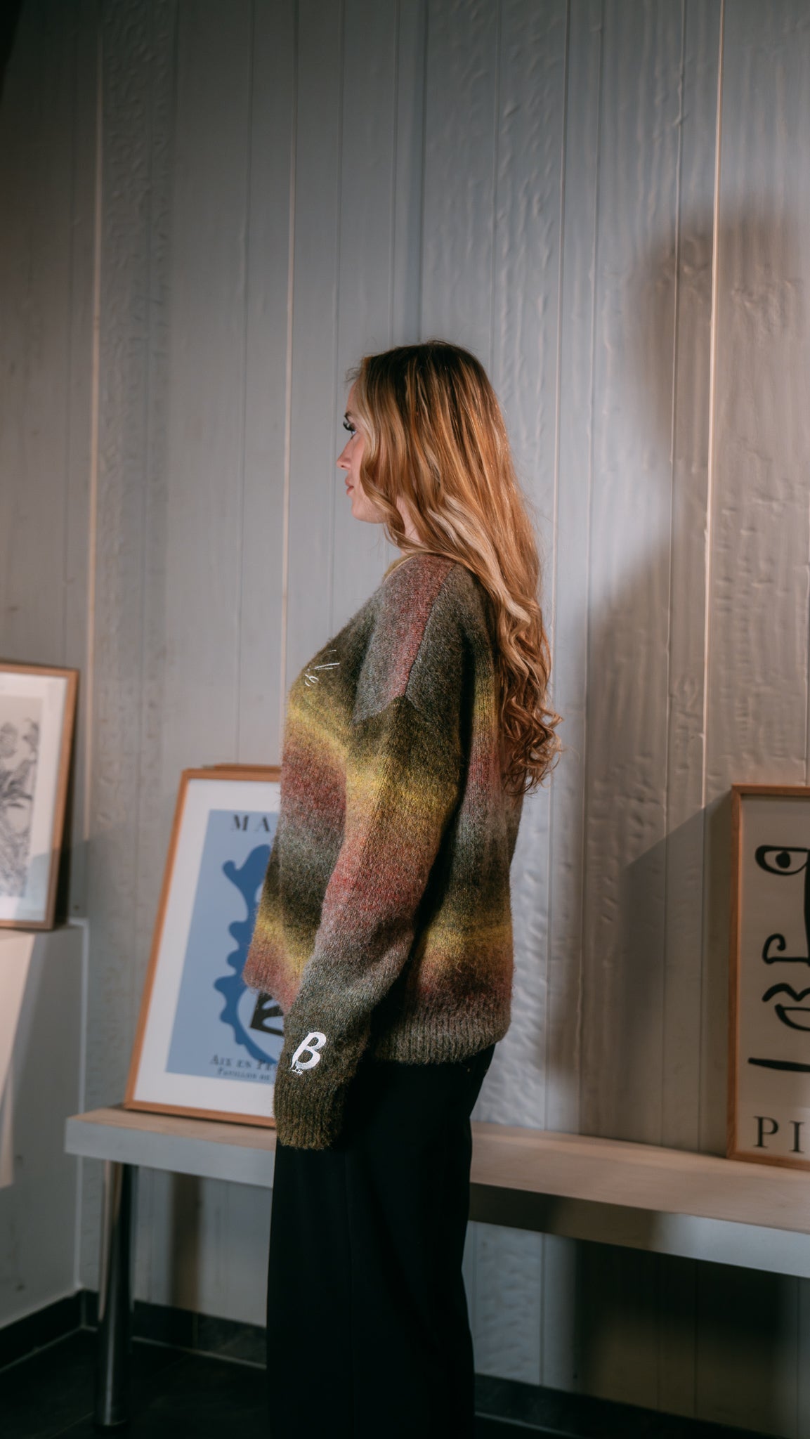 Knit Sweater Olive Mirage