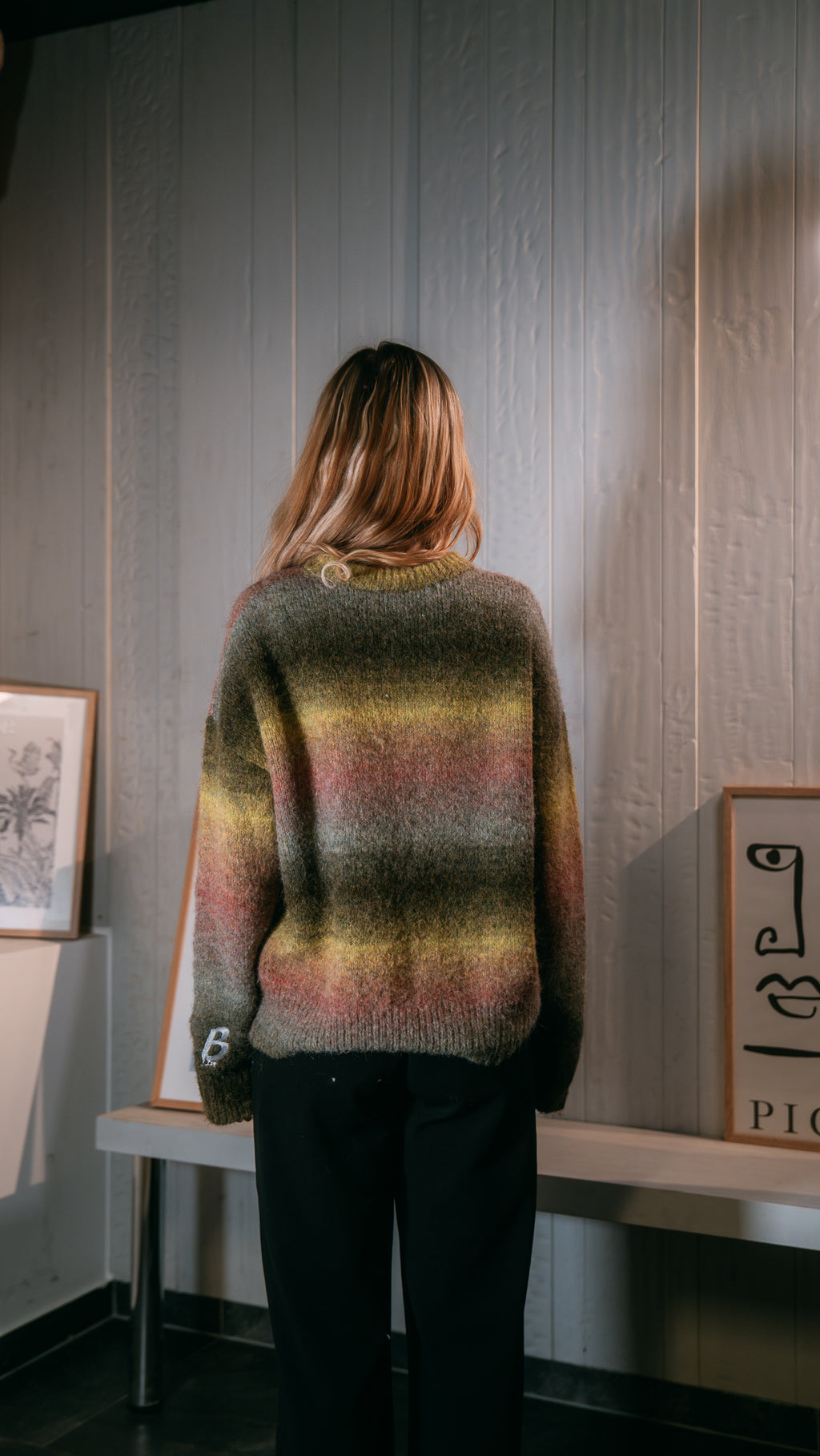 Knit Sweater Olive Mirage