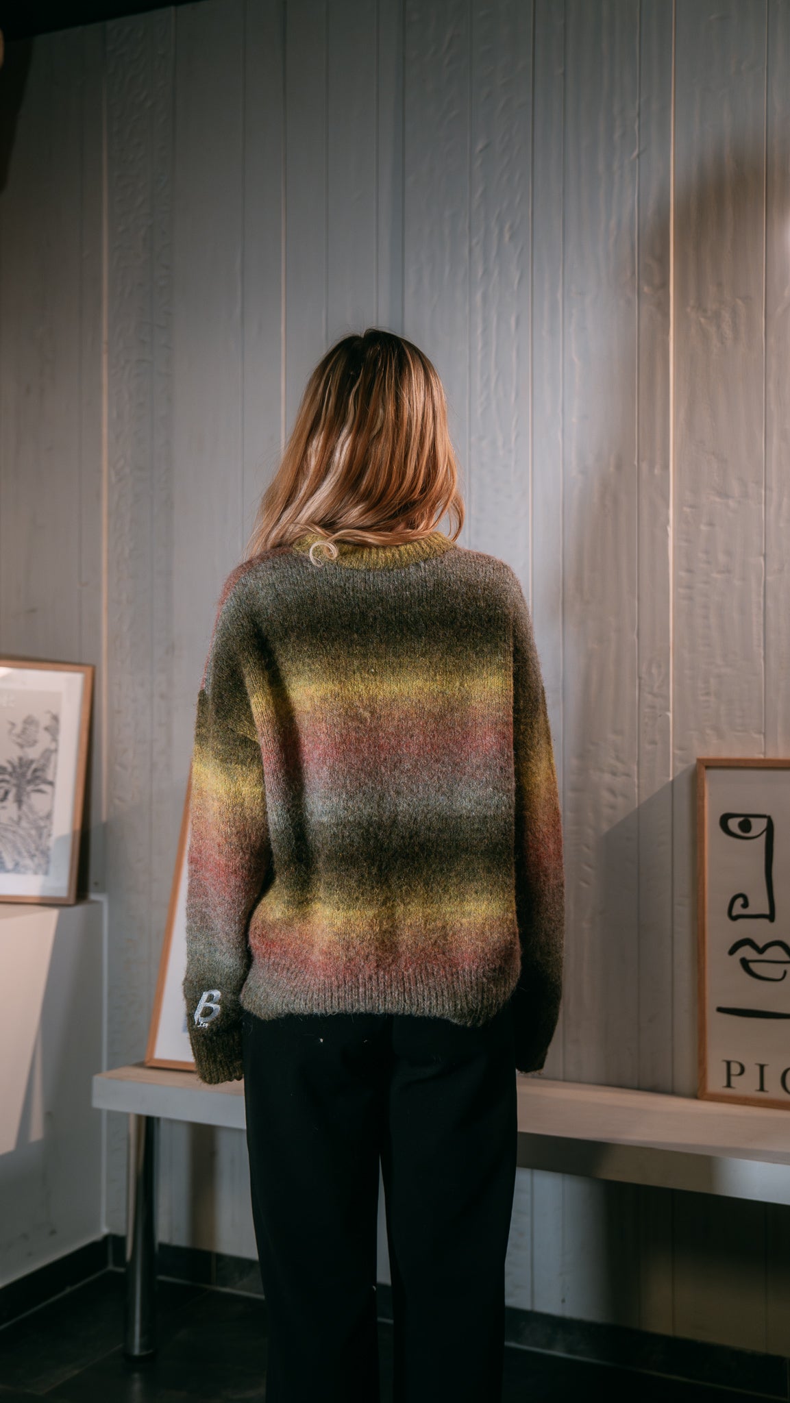 Knit Sweater Olive Mirage